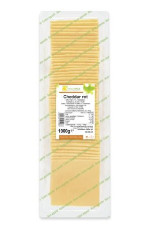 Cheddar rot in Scheiben 1kg Frischpack
