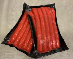 Hot Dog Wurst rot 10x50g Hoppe