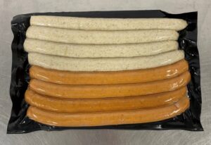 Grillmix im Saitling 4x100g Grillbratwurst 4x100g Krakauer Hoppe