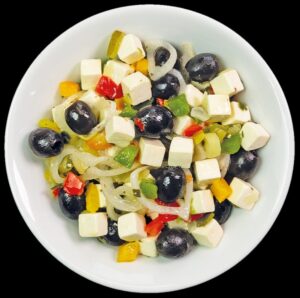 Hirtensalat mit Fetakäse 1kg vegetarisch Pomberg
