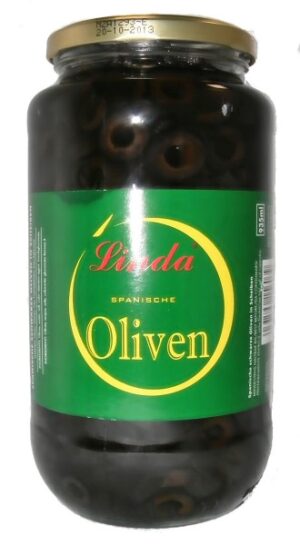 Oliven schwarz in Scheiben 935ml / 460g ATG Linda