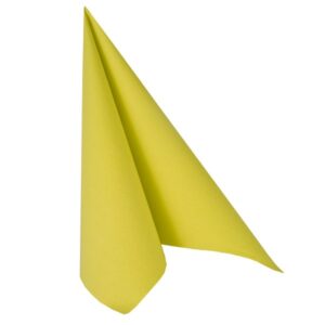 Servietten limongrün 40x40cm 3-lagig 1/4 Falz 50Stück