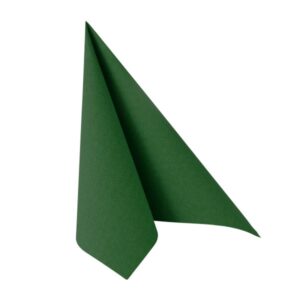 Servietten dunkelgrün 40x40cm 3-lagig 1/4 Falz 50Stück
