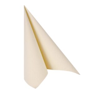 Servietten champagner Uni 40x40cm 3-lagig 1/4 Falz  50Stück