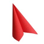 Servietten rot 40x40cm 3-lagig 1/4 Falz 50Stück Casali