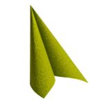 Servietten olivgrün 40x40cm 3-lagig 1/4 Falz 50Stück Casali