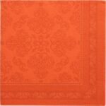 Servietten nektarine 40x40cm 1/4 Falz 50Stück Arabespue