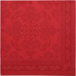 Servietten bordeaux 40x40cm 3-lagig 1/4 Falz 50Stück Arabespue
