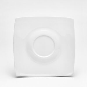 Jumbo Untertasse weiß 17,5cm Java