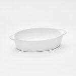 Auflaufform oval weiß 23,5x13,5x5,5cm