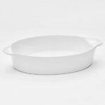 Auflaufform oval weiß 35,0x23x6,7cm