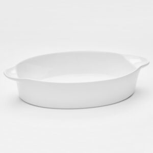 Auflaufform oval weiß 35,0x23x6,7cm