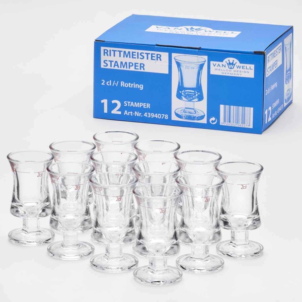 Stamper 2,0cl 12Stück Rittmeister – Bild 1