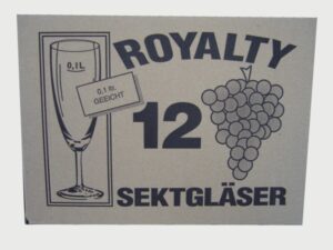 Sektgläser 0,1l 12Stück Royal