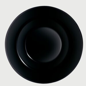 Pastateller schwarz Opal Hartglas 28,5cm Evolution