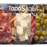 Tapas Auswahl Serrano Käse-Oliven 120g Delina