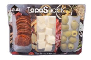 Tapas Auswahl Chorizo Käse-Oliven 120g Delina