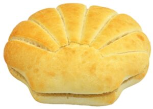 Brötchen Muschel FF mit Schnitt 80x80g vegan TK Edna #2054
