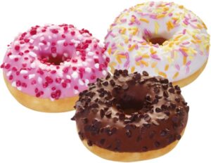 Donut Mini 90x22g 3 Fach ungefüllt original Doony´s TK Edna #46620