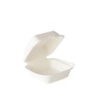 Hamburgerbox Zuckerrohr 150x153x84mm 50Stück