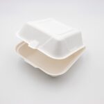 Hamburgerbox Zuckerrohr 216x205x103mm 100Stück