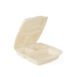 Dinnerbox 3-geteit 285x220x75mm 50Stück