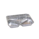 Alu Menüschale 3-geteilt 100Stück