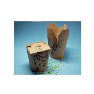 Food-Pails runder Boden braun 26oz  50er Kleva