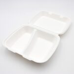 Menübox Zuckerrohr 2-geteilt 100Stück