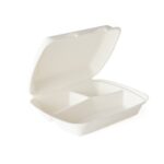 Zuckerrohr Menübox 3-geteilt 100Stück