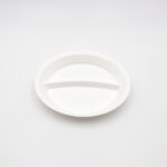 Zuckerrohrteller 2-geteilt 225x26mm 50Stck.