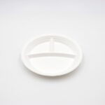 Zuckerrohrteller 3-geteilt 50Stück