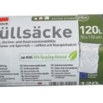Müllsäcke schwarz 120l 40my 25stk Quickpack