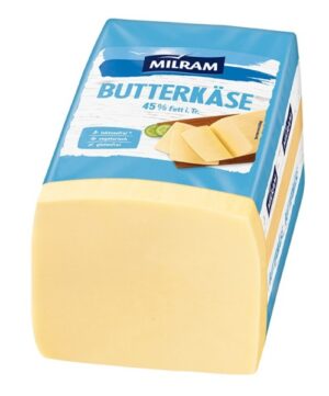 Butterkäse 45% im Stück Milram ca.3kg