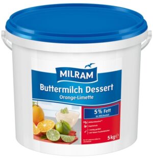 Buttermilch Dessert Orange Limette 5% 5kg Milram