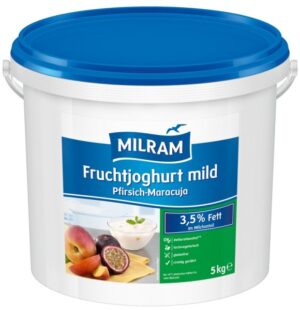 Fruchtjoghurt Pfirsich-Maracuja 3,5% 5kg Milram