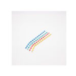 Trinkhalm Papier flexibel 58x220mm 200Stück Hermsen