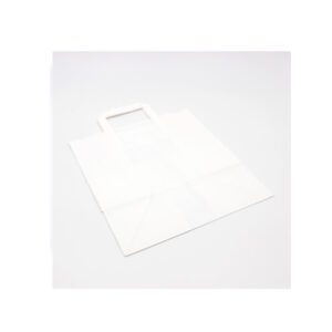 Papiertragetasche weiß 32x21,5x27cm 250 Stück
