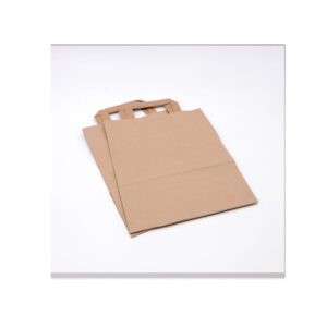 Papiertragetasche 22x11x28cm braun 250Stck
