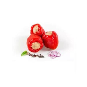 Paprikaschoten rot gefüllt "Fleisch" 50x200g TK Quality