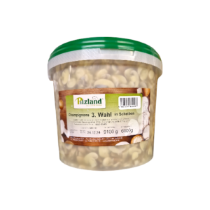 Champignons 3.Wahl in Scheiben 9,1kg / 6kg ATG Pilzland
