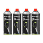 Butan Gas 4er Set Creme-Brulee HENDI