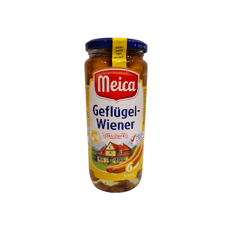 Geflügel Würstchen Extrag knackig 540g / 250g ATG Meica – Bild 1