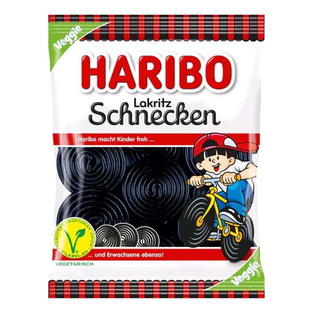 Haribo Lakritz Schnecken 150Stück – Bild 1