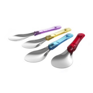 Eiscreme Spachtel Edelst. m. Tritan Griff 260mm Violett