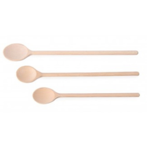 Holzkochlöffel 300-350-400mm 3-er Set HENDI