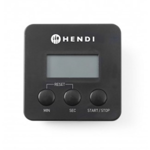 digitaler Küchenwecker 67x67mm mit Magnetclip HENDI