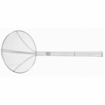 Frittierlöffel 240x550mm verst. Drahtgriff HENDI