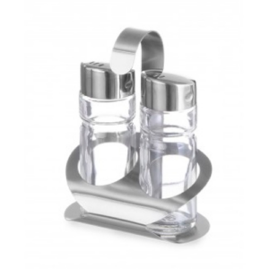 Menage Set Salz und Pfeffer Halterung HENDI
