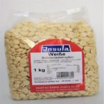 Kuvertüretropfen weiß 1kg Insula